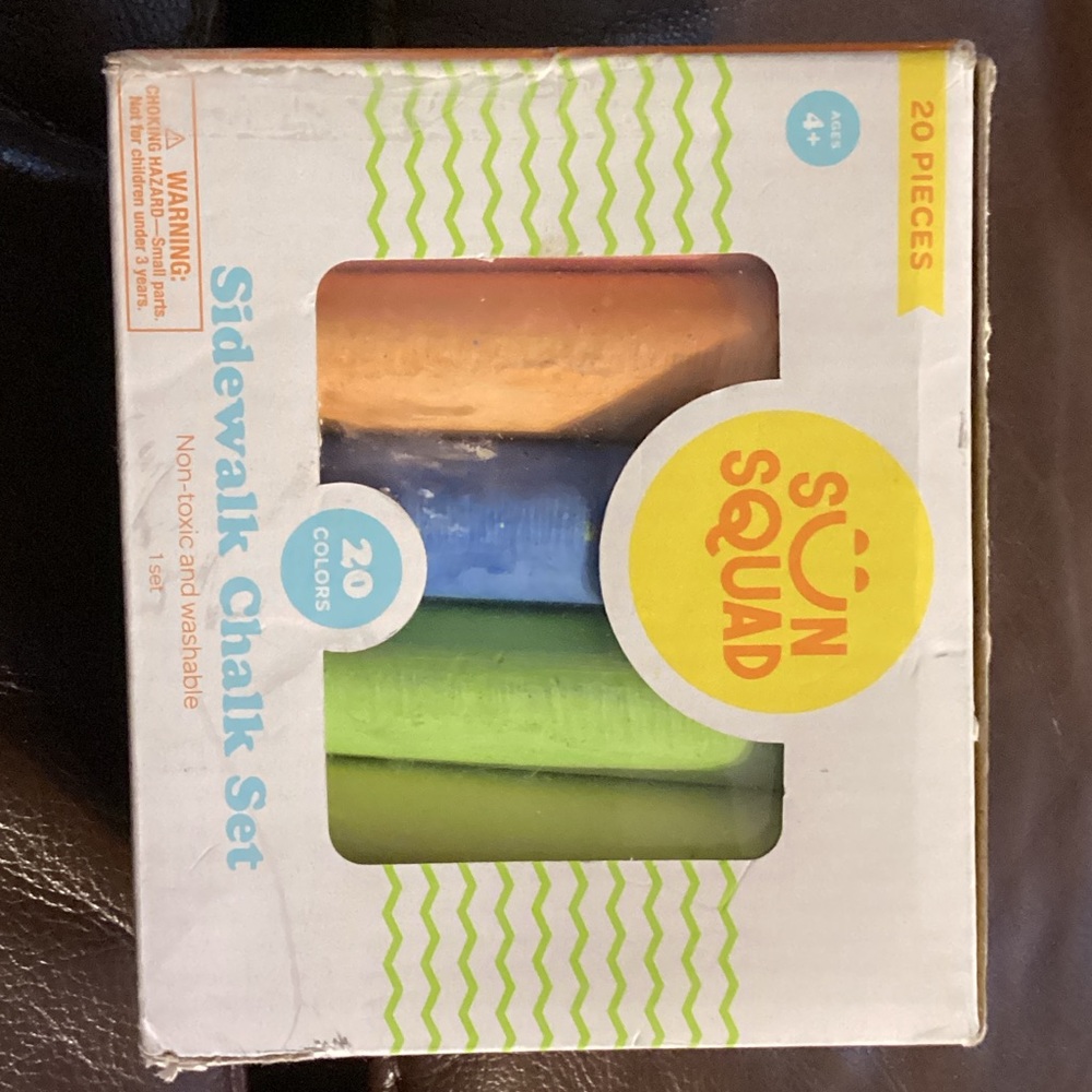 Sun Squad Sidewalk Chalk Set - Multi Color